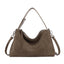 Blaire Matte Leather Boston Bag