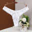 Aurette Sheer Lace G-String Panty Lingerie One-piece