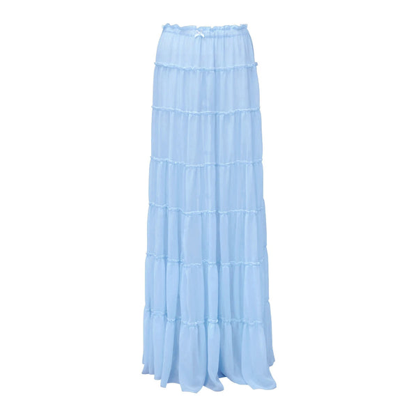 Ruffle Beach Dresses Cover Up Women Bandage Long Sleeve Dress High Waist Beach Cover Ups Summer Bandage Beachwear Dress Clothing