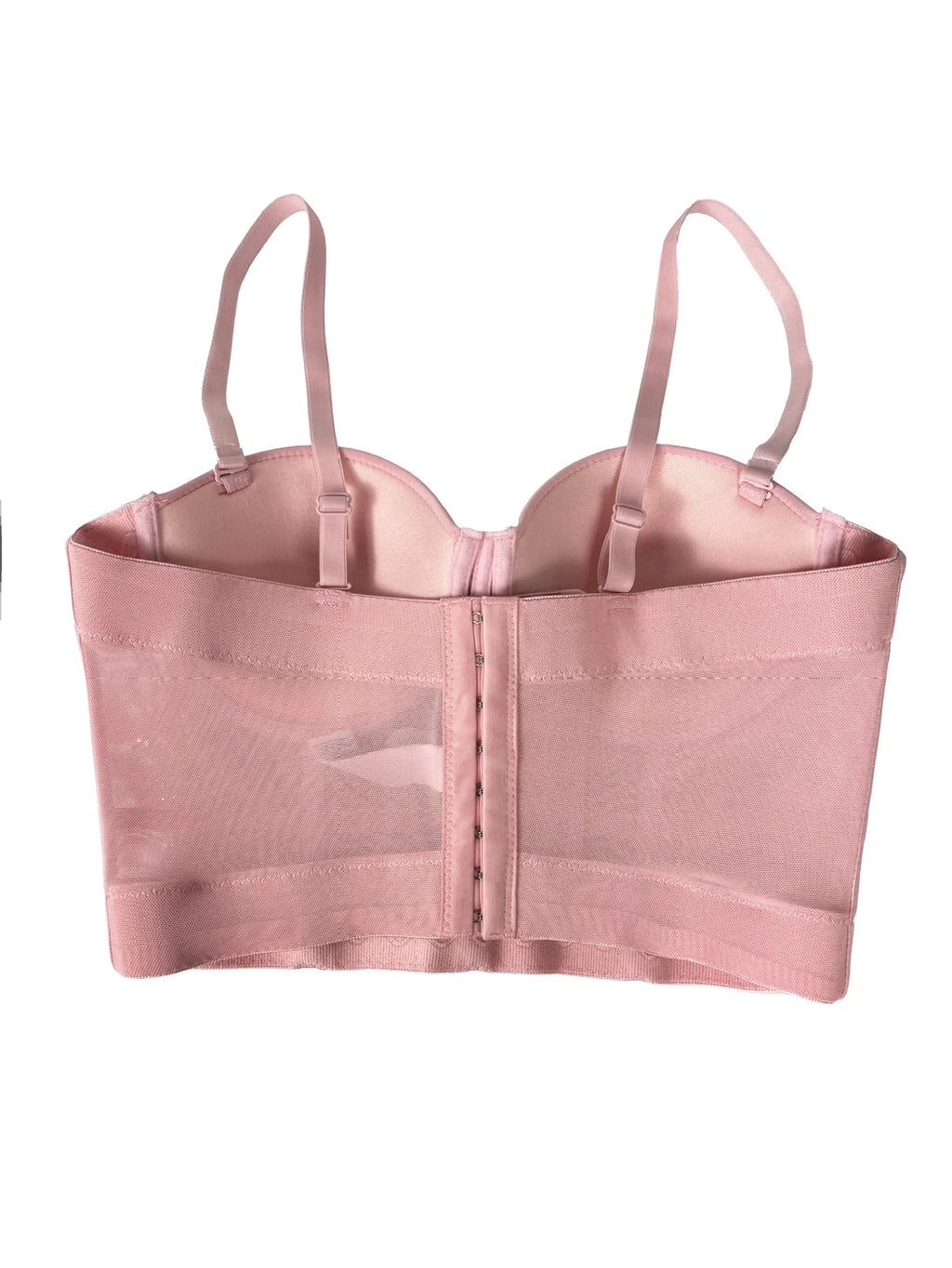 Dahliana Sequin Rhinestone Corset Crop Top