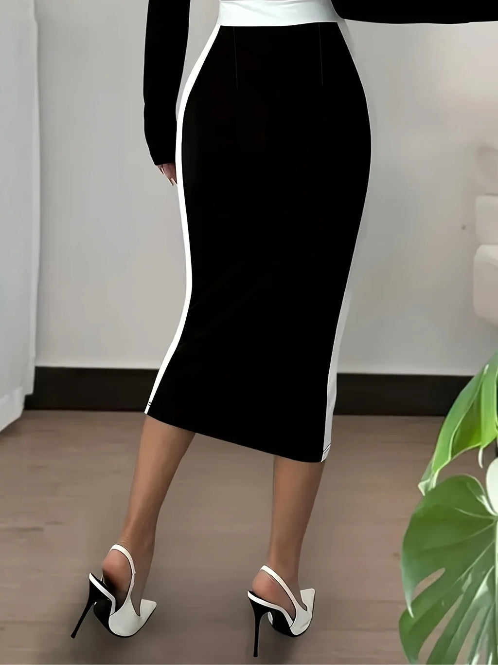 Delia Bodycon Midi Skirt One-piece