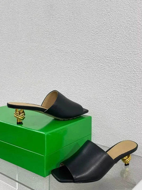 Vienna Square-Toe Party Sandals