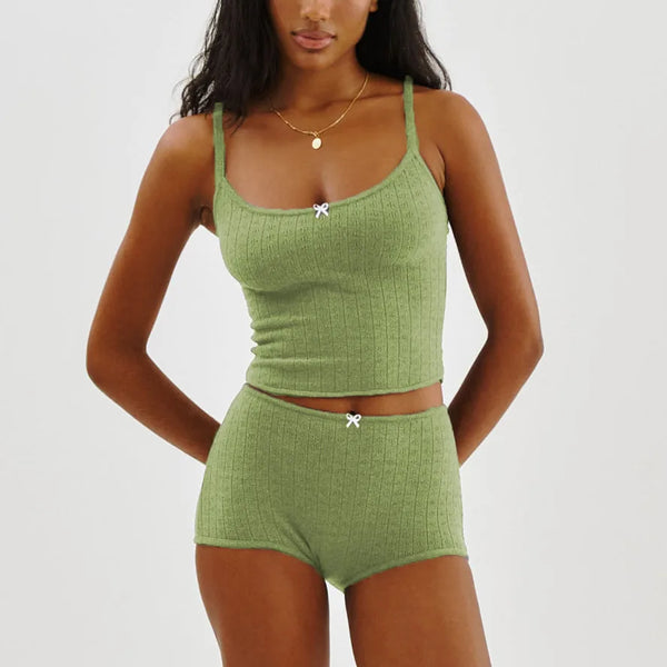 Savannah Cozy Ribbed Lounge Two-piece