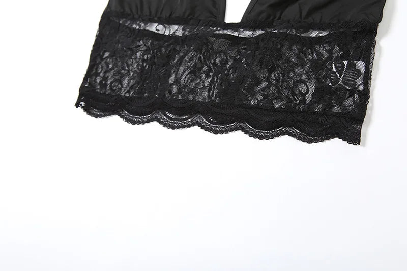 Carmella Lace Halter Maxi Skirt Set Two-piece