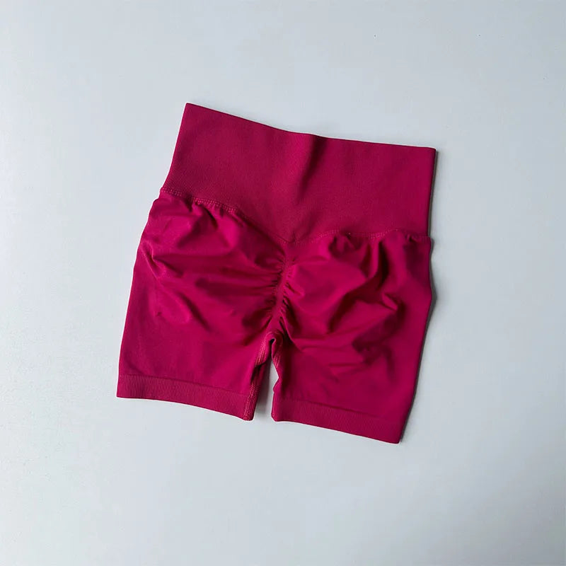 Peach Sculpt High-Waist Performance Shorts Apparel One-piece