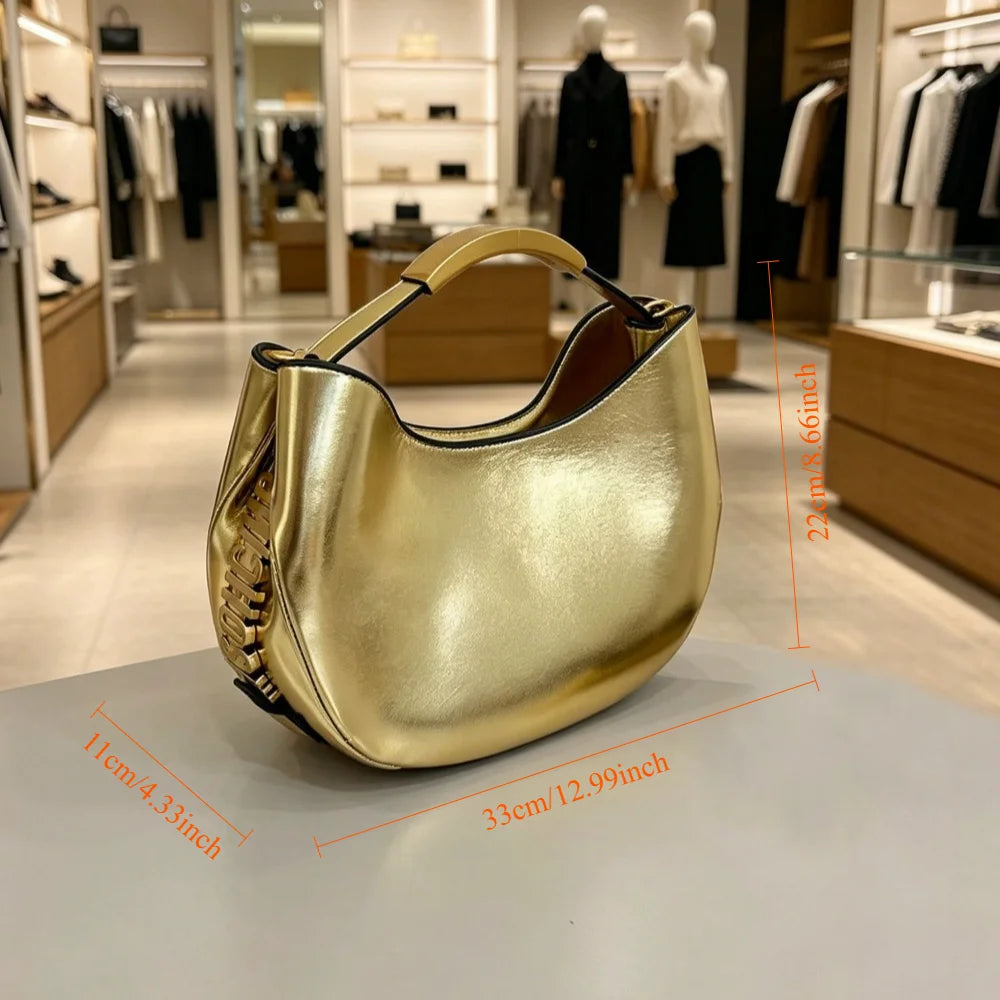 Women Niche Design Underarm Shoulder Crossbody Bag Handbag Purse Trendy Small Saddle Bag Spring Summer Outfit 2026 New