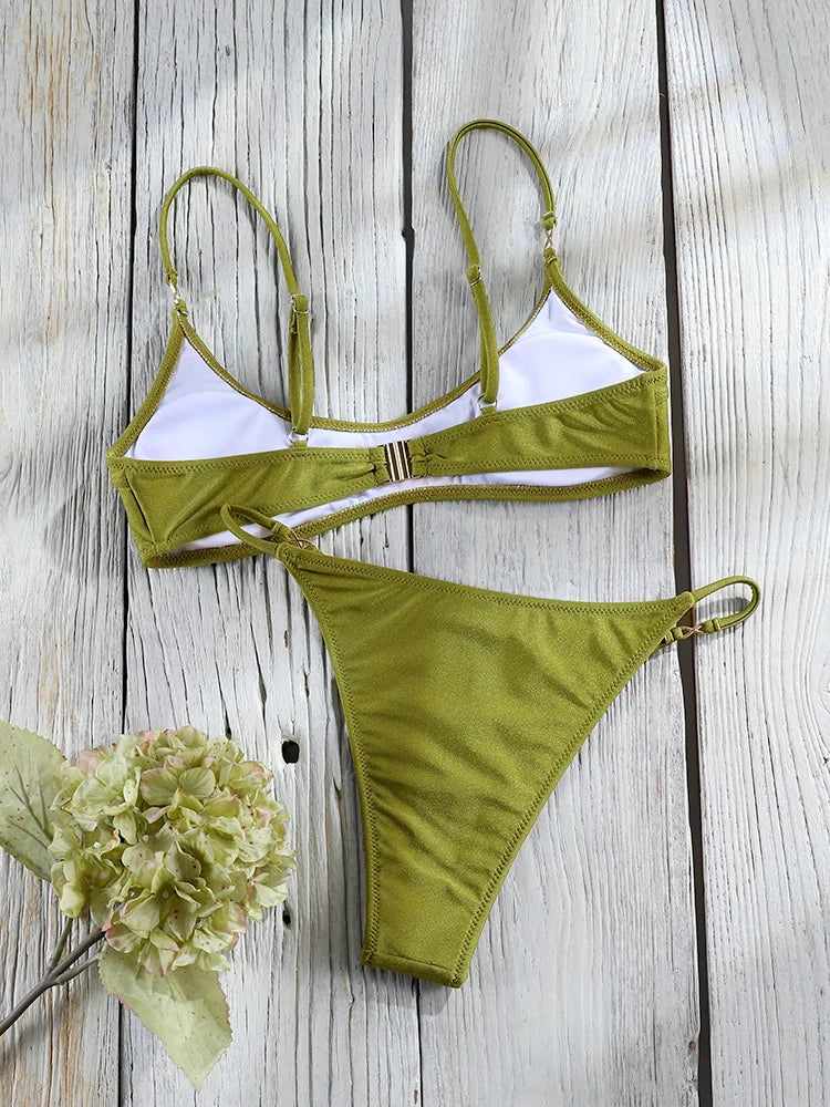 Zaria High-Cut String Bikini Collection Two-piece
