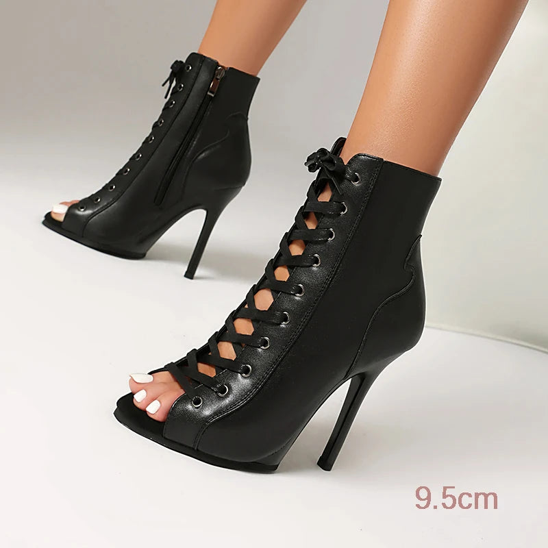 SWDZM Women And Men's Party Dance Boots 2025 Sexy Stilettos 11.5cm Heels Footwear Latin Dance Heels Shoes Girls Dance Boots