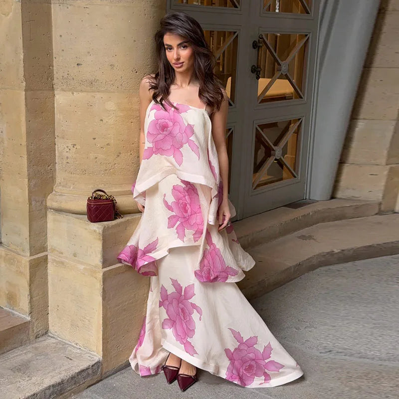 Kendra Ruched Maxi Dress