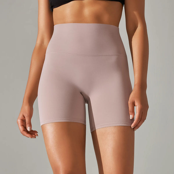 Ayla Seamless High-Waist Yoga Shorts One-piece