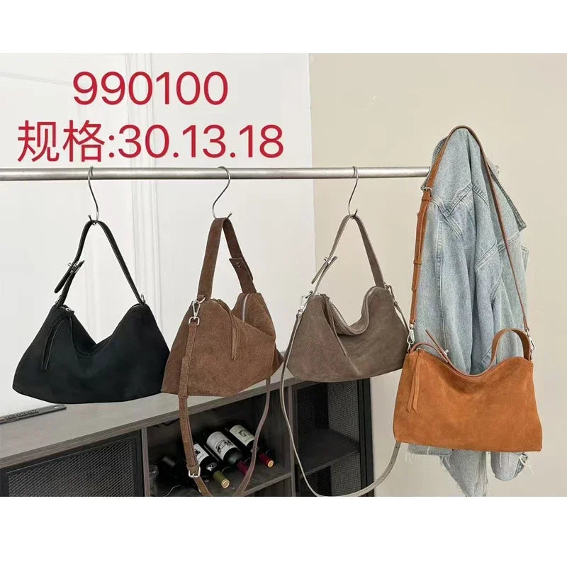 Blaire Matte Leather Boston Bag