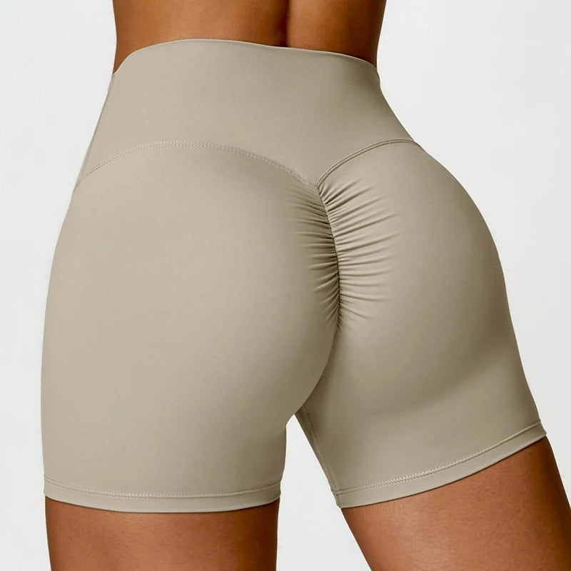 Kaia Quick-Dry High-Waist Yoga Shorts One-piece
