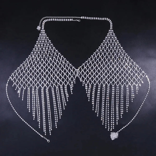Lumière Crystal Tassel Body Chain