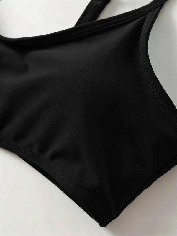 Lena Adjustable Solid Bikini Two-piece