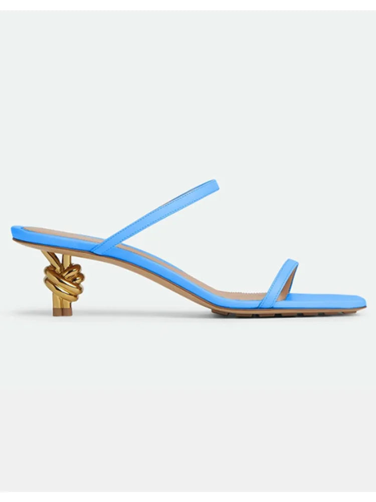 Vienna Square-Toe Party Sandals