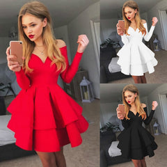 Women Plus Size African White Dress Vintage Puff Sleeve Cute Ruffle Tiered Layered Summer Spring Ladies Party Club Mini Dresses