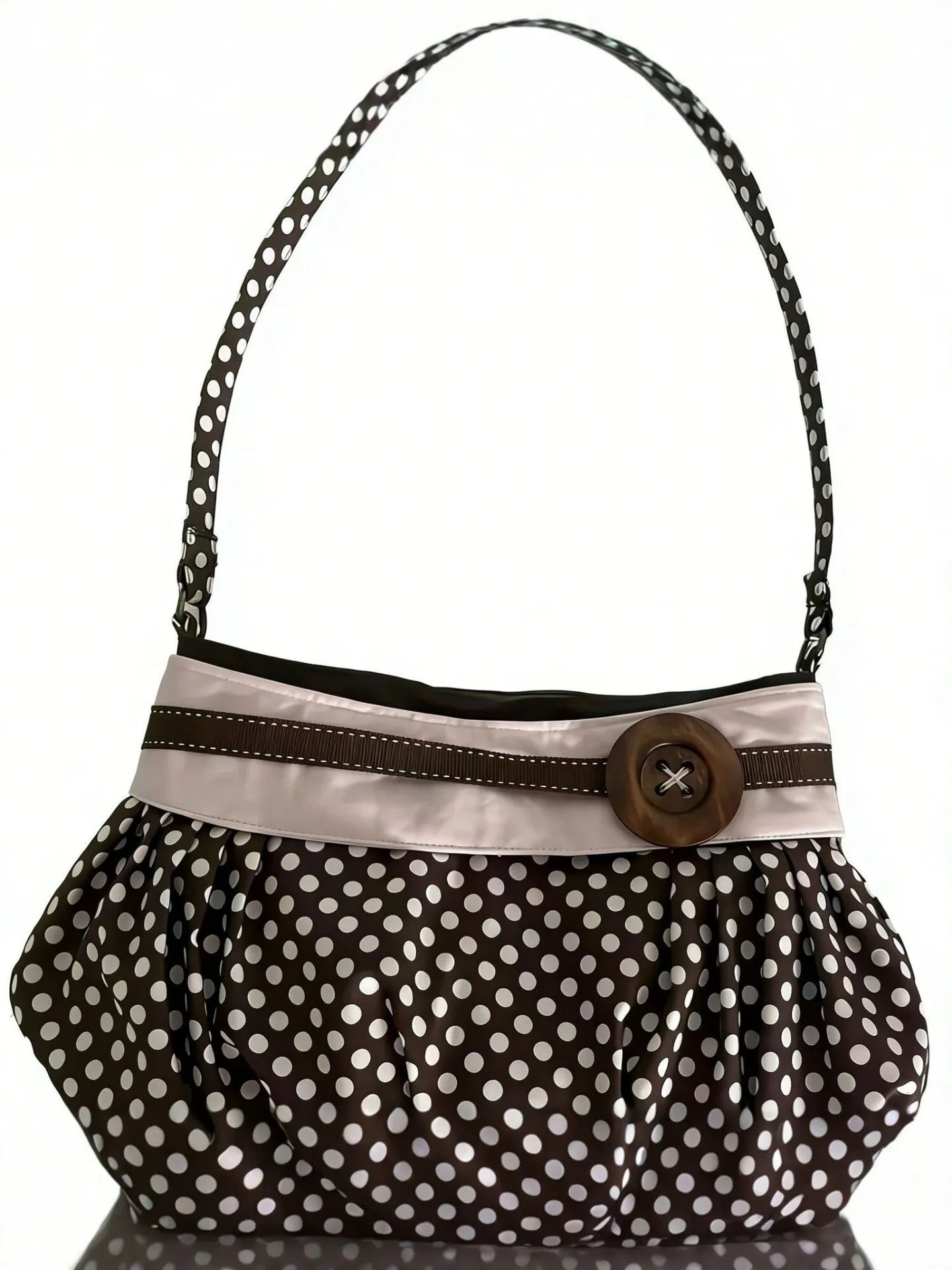 Zuri Contrast-Print Underarm Bag