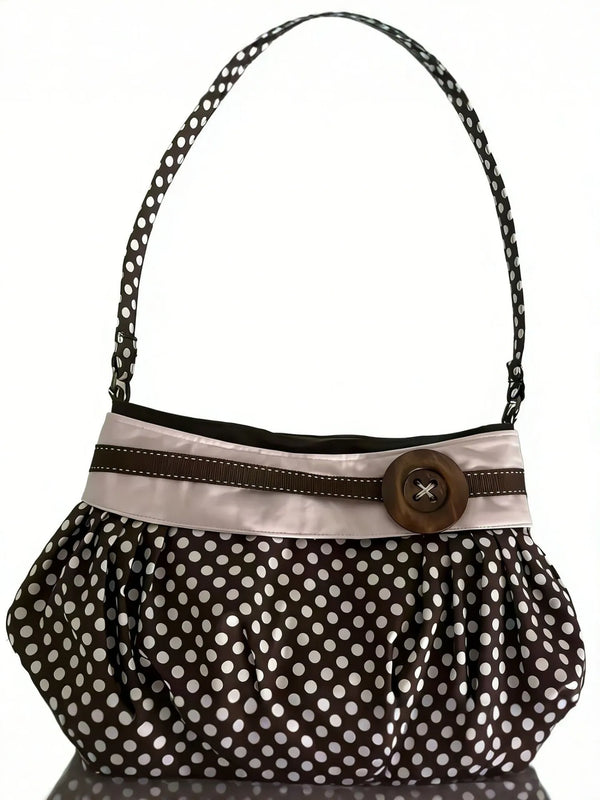 Zuri Contrast-Print Underarm Bag