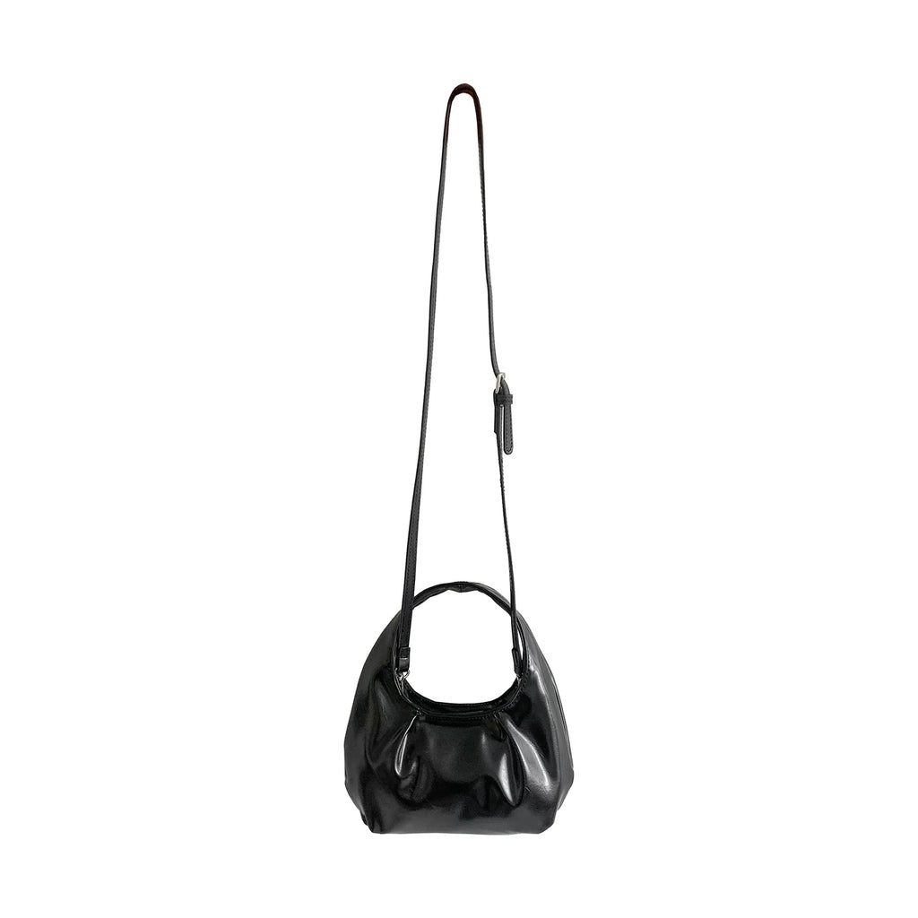 2026 New Handbag Women's PU Leather Unique High-End Korean Style Hand-Held Mini Bag Fashionable Versatile Single Shoulder Crossb