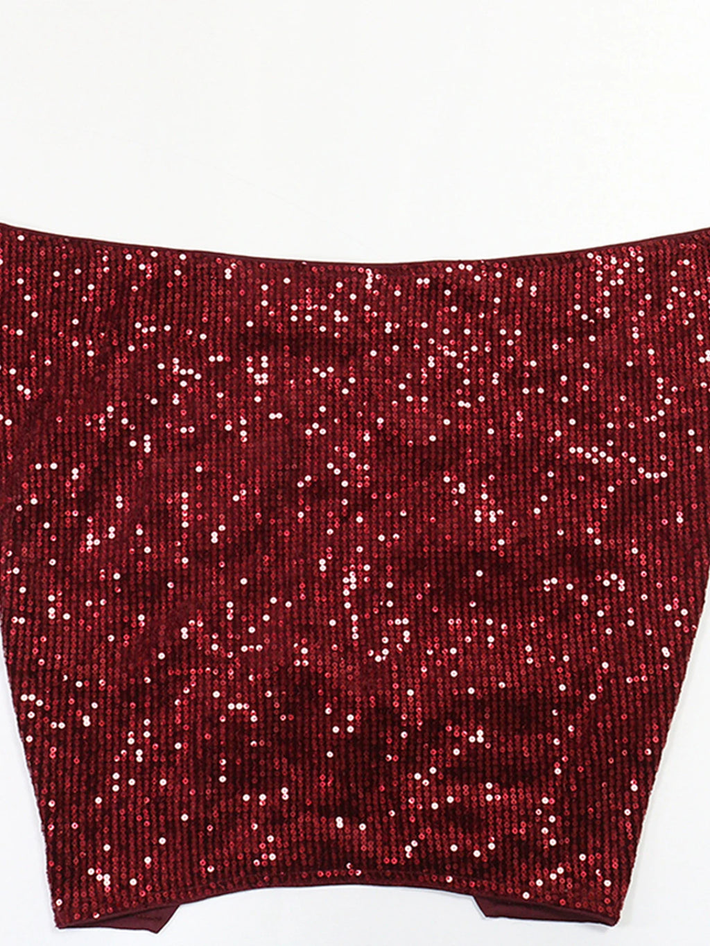 Zinnia Sequin Backless Bodycon Skirt Set Two-piece