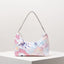 Florentina Floral Sequin Embroidered Half-Moon Shoulder Bag