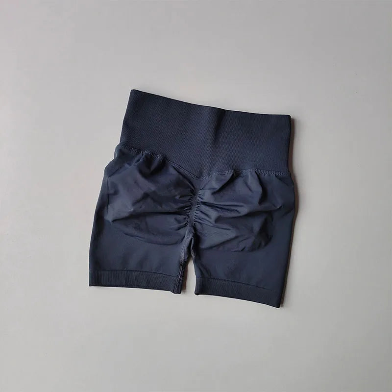 Peach Sculpt High-Waist Performance Shorts Apparel One-piece