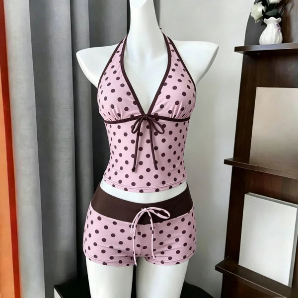 Aurelia Printed High-Waist Bikini Two-piece