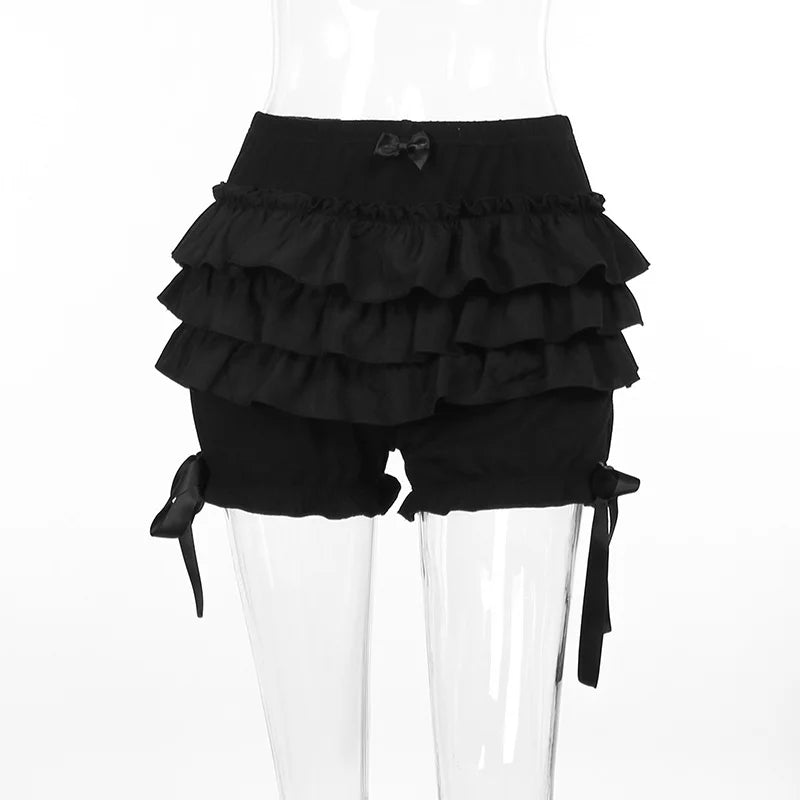 Juniper Lace-Bow Gothic Skort One-piece