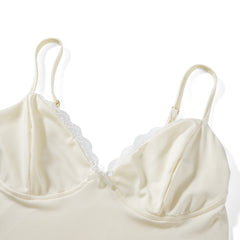 Isabella Lace Trim Spaghetti Strap Camisole Top
