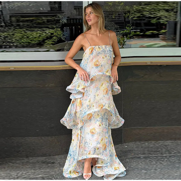 Kendra Ruched Maxi Dress