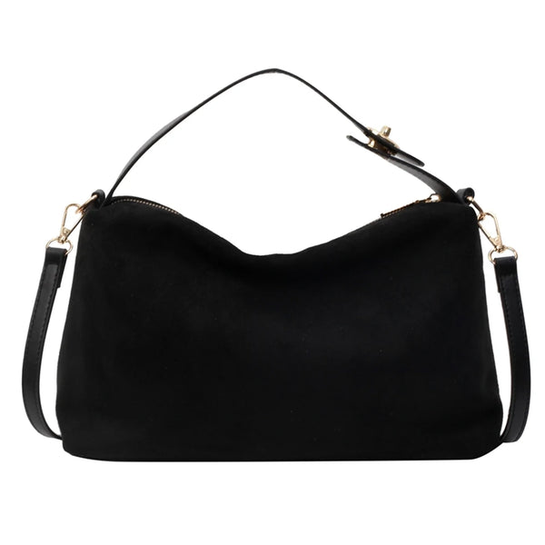 Moira Faux-Suede Boston Bag