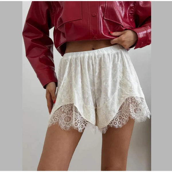 Style 84 Lace Shorts Apparel One-piece