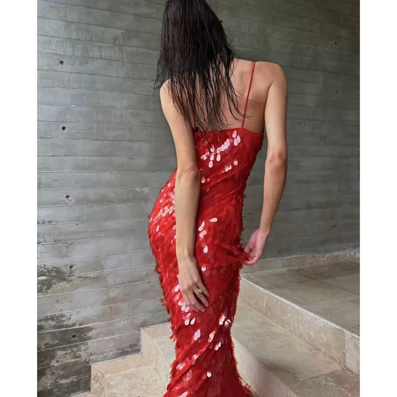 Kiara Multi-Style Sequin Mermaid Maxi Dress