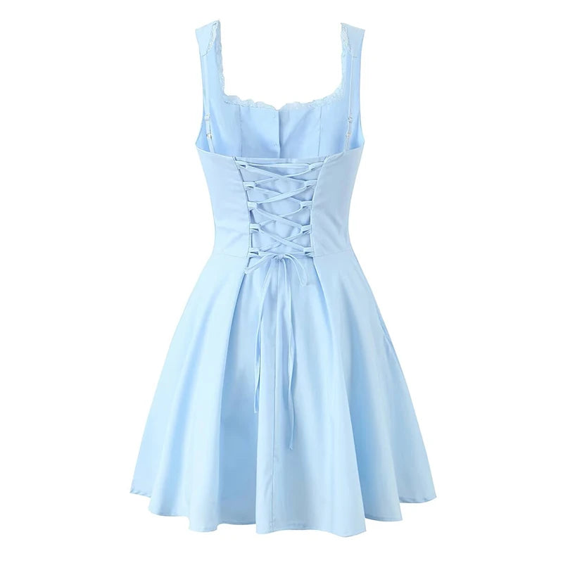 Maeve A-Line Lace Mini Dress