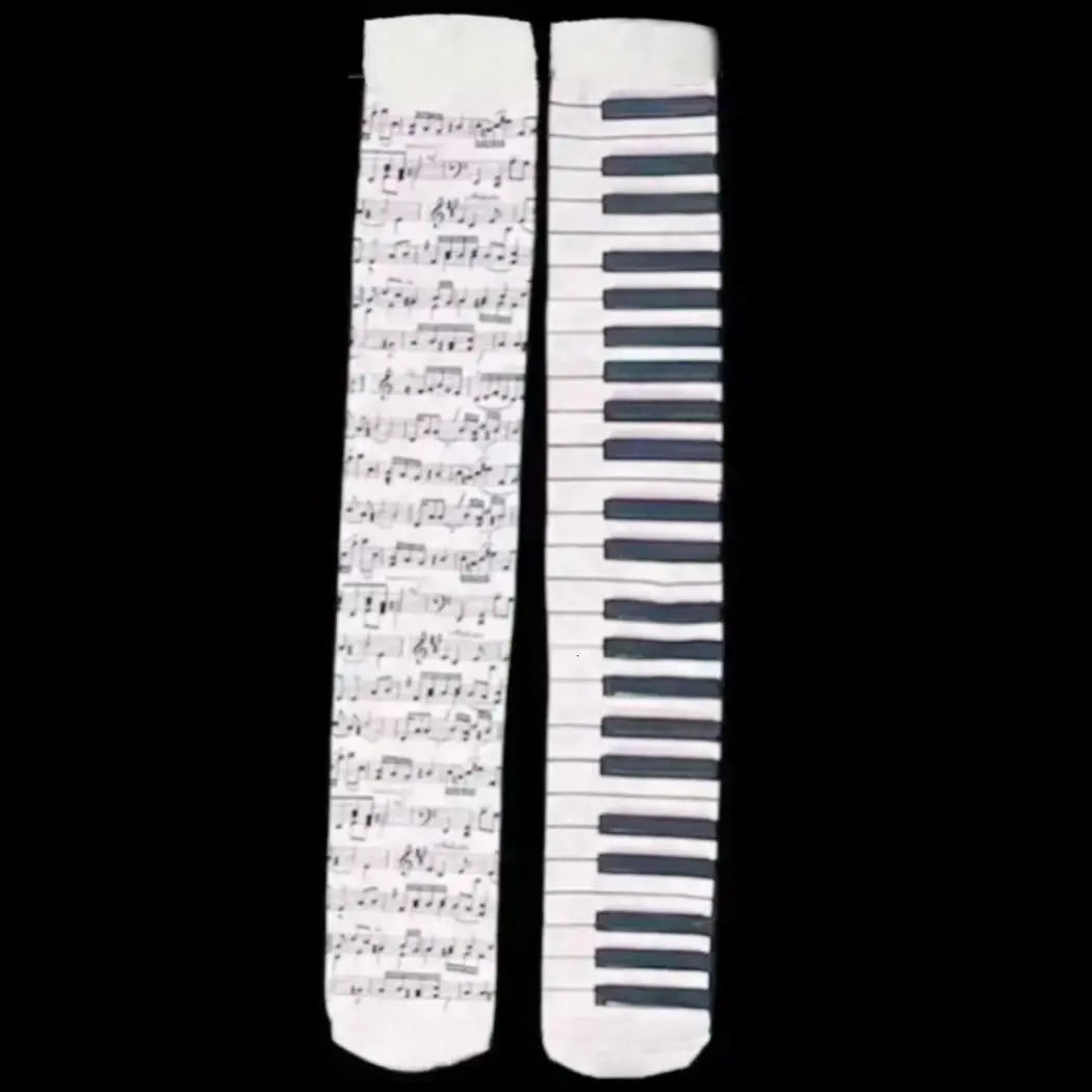 Kismet Novelty Graphic Thigh-High Socks