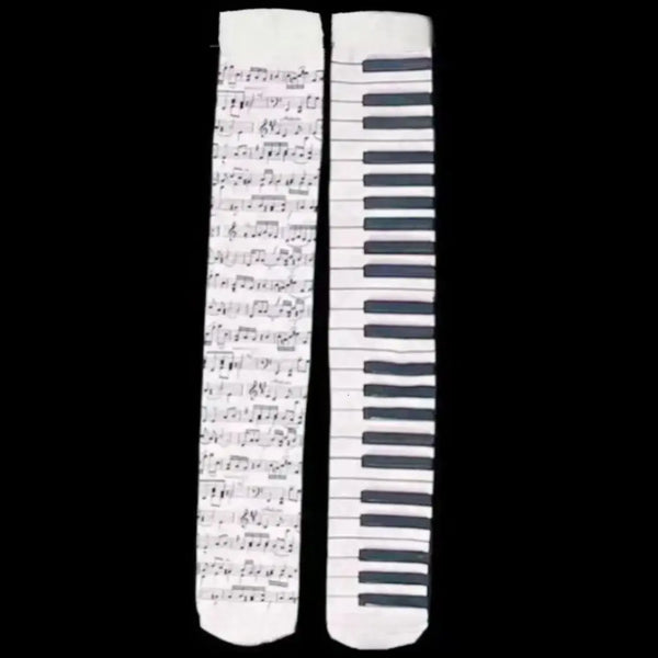 Kismet Novelty Graphic Thigh-High Socks