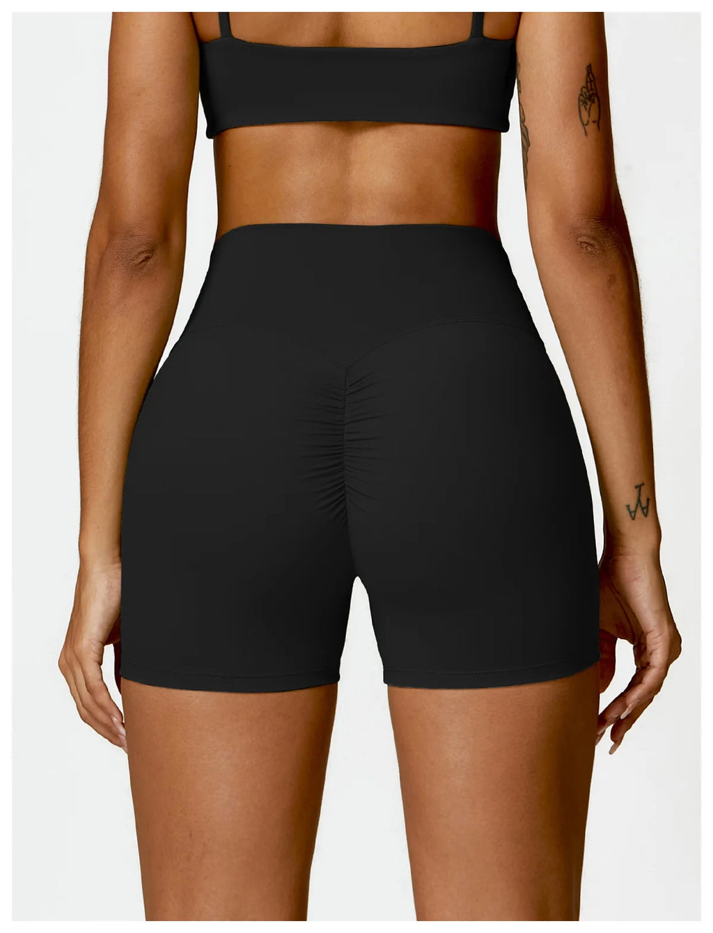 Kaia Quick-Dry High-Waist Yoga Shorts One-piece
