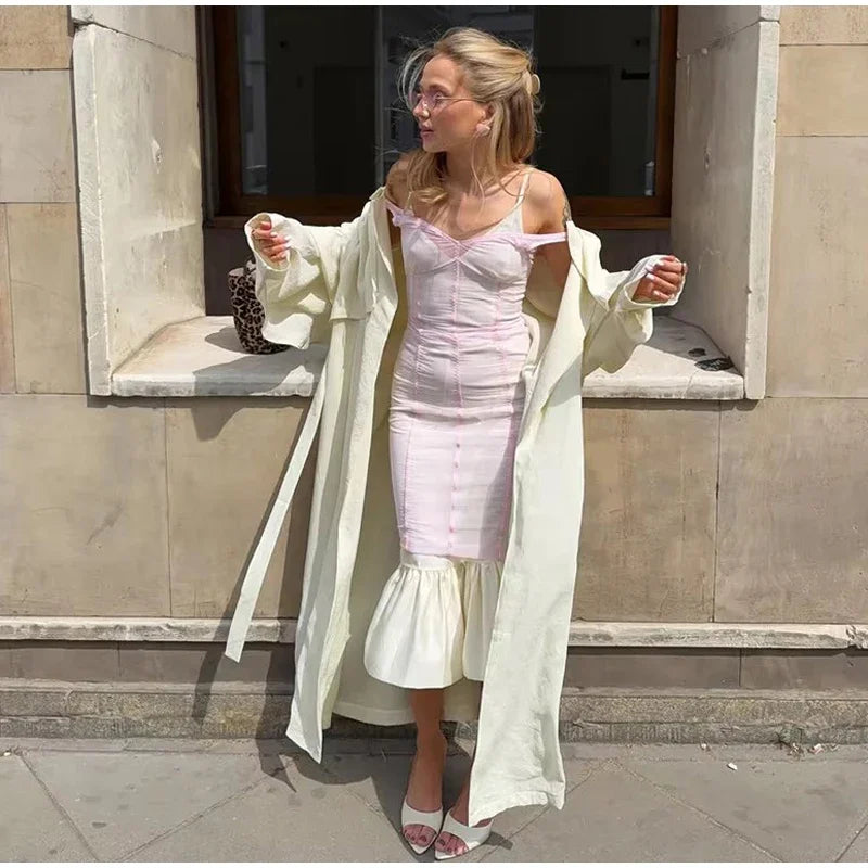 Opal Lace Mesh Maxi Dress