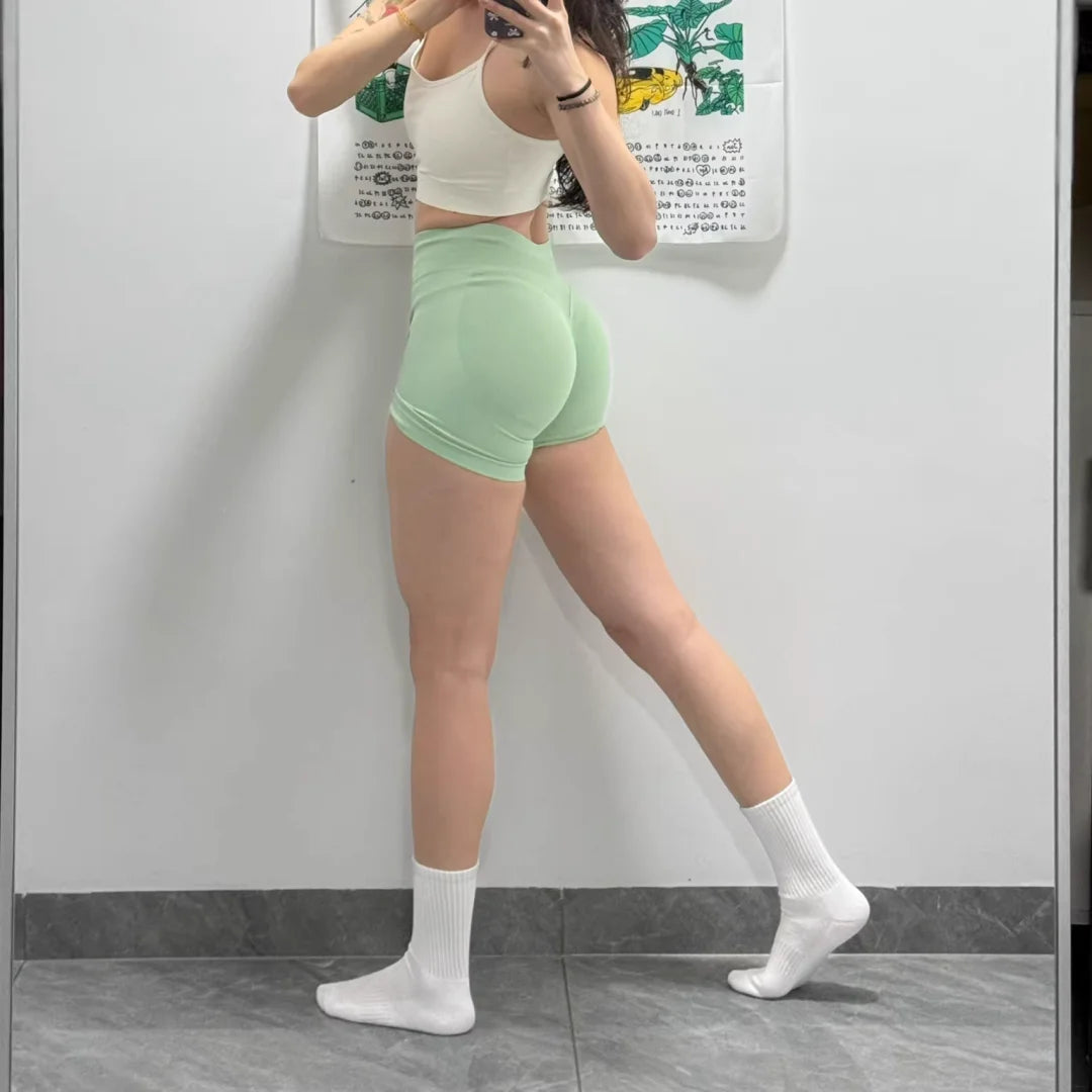 Impact Seamless Scrunch Yoga Shorts Apparel One-piece