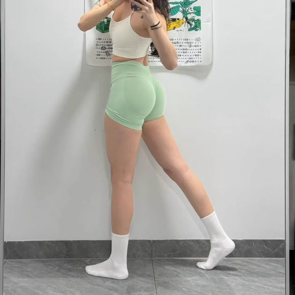 Impact Seamless Scrunch Yoga Shorts Apparel One-piece