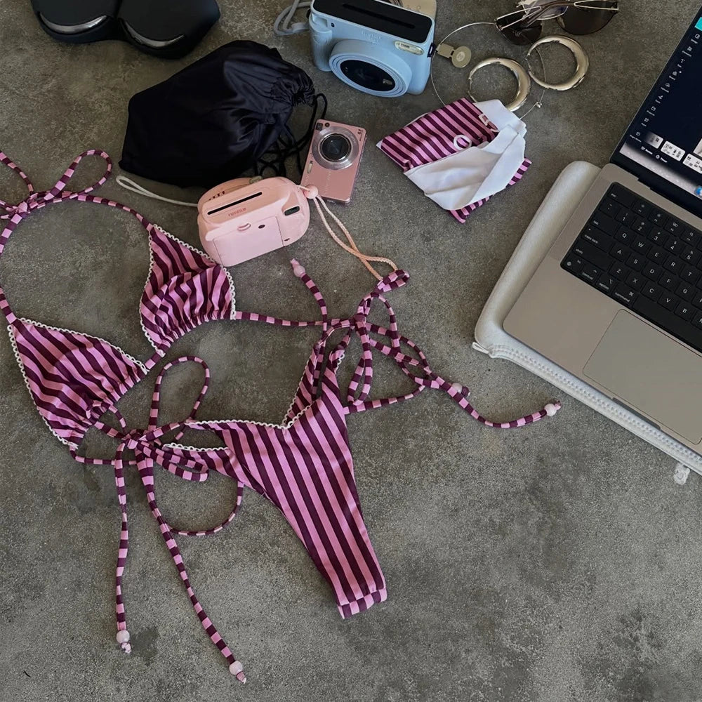 Romy Solid Micro Bikini Two-piece