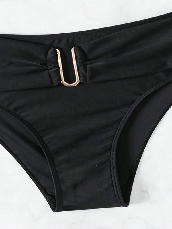 Nadia High-Waist Backless Bikini Two-piece