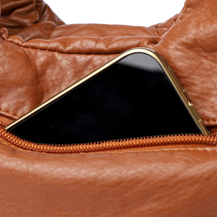 Desislava Textured Convertible Shoulder Handbag