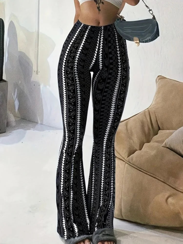 Nova Retro-Print Flared Pants Apparel One-piece Main image