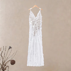 Aurelia Pearl Sequin Bodycon Maxi Dress
