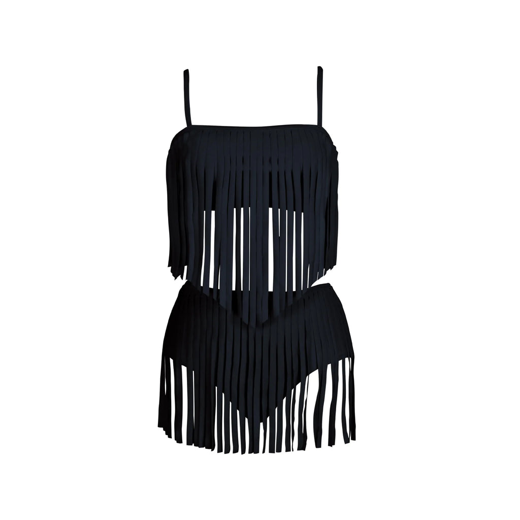 Tahlia Tassel Bikini Shorts Set Two-piece