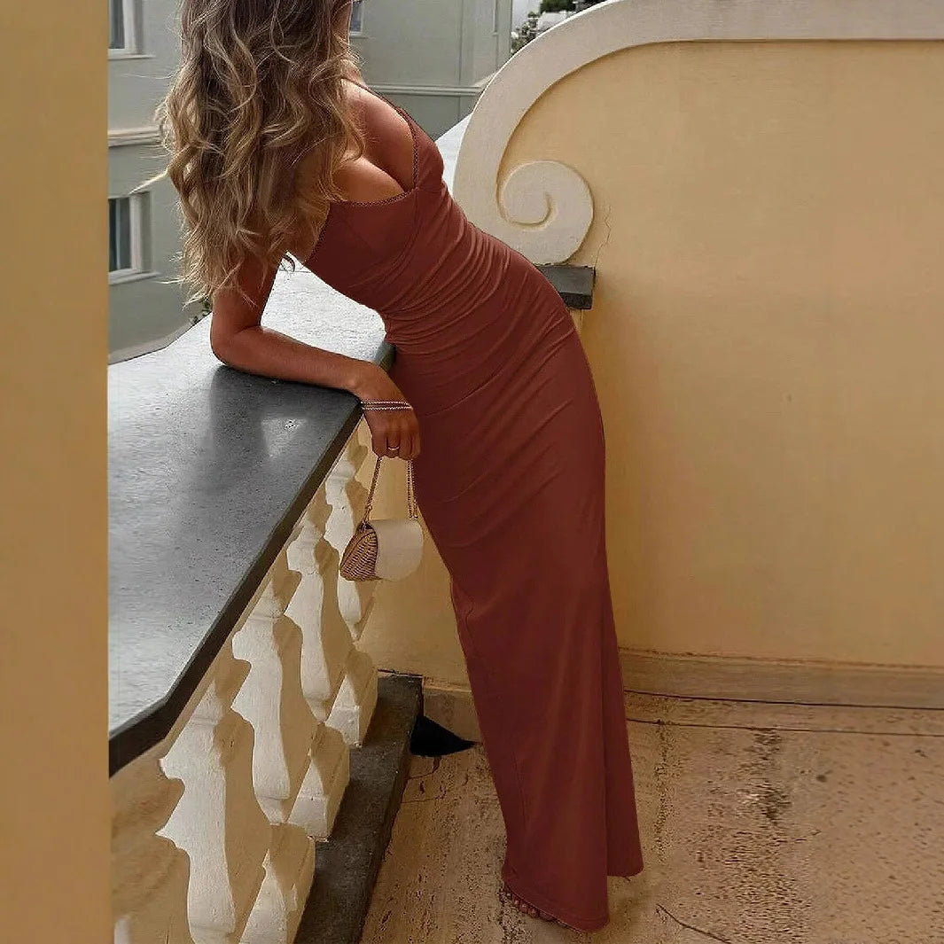 Isabella Soleil Yellow Maxi Dress
