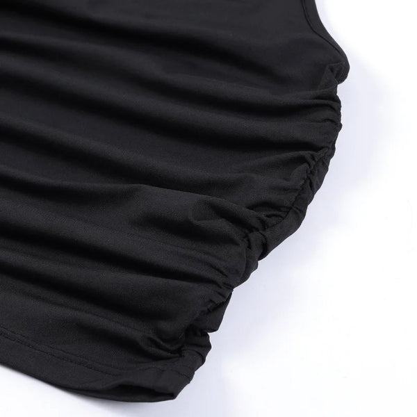 Valentina Ruched Halter Scarf Top