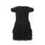 Mehitabel Off-Shoulder Tube Crop Top & Tiered Lace Mini Skirt Two-piece