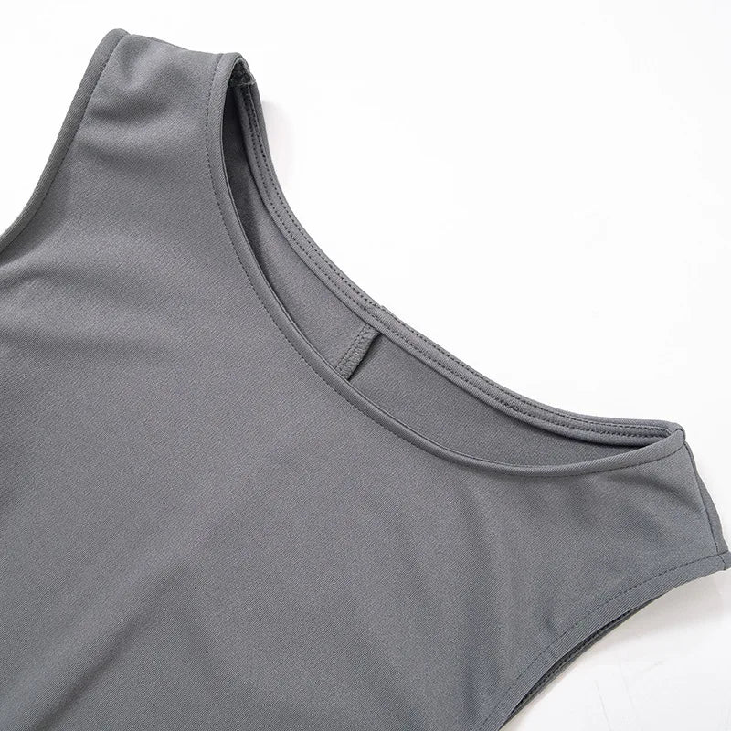 Aster Sleeveless Knit A-Line Mini Dress
